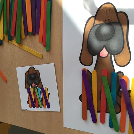 honden achter het hek