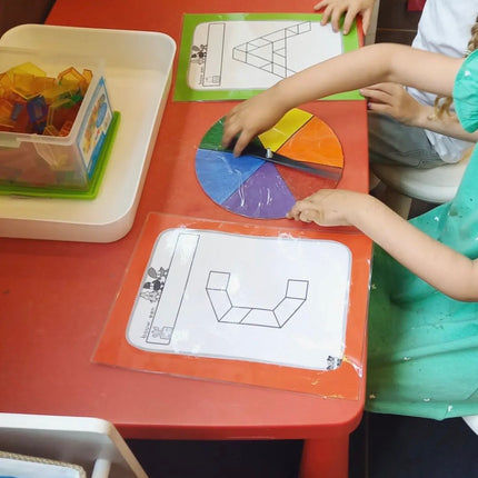 ABC patroonblok kaarten (blokletters)