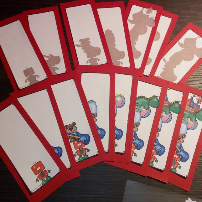 de stapelpakjes van PIet