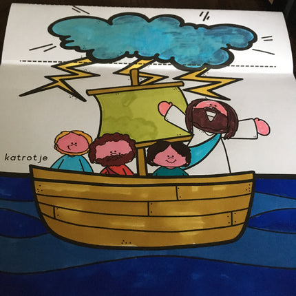 bijbelverhaal: storm op het meer