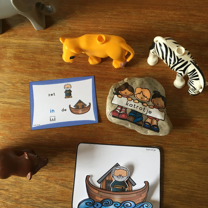 de ark van Noach voor peuterhanden