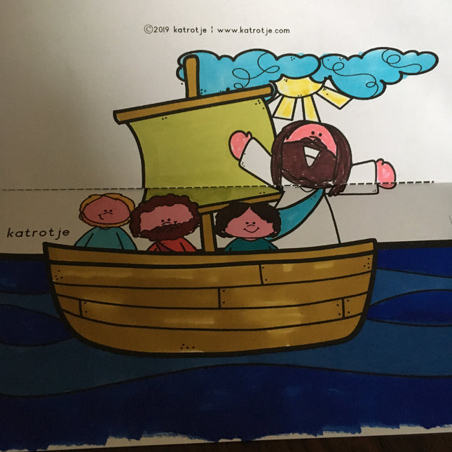 bijbelverhaal: storm op het meer