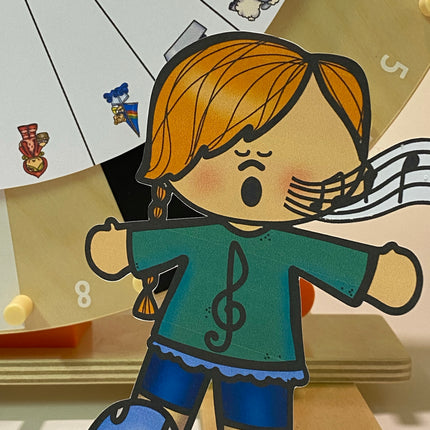 kinderliedjes met 4 extra draaischijven (100 verschillende liedjes)