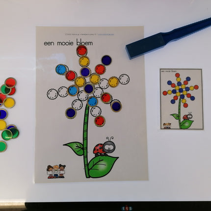 fijne motoriek: opdrachten met pompons