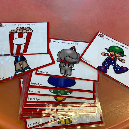 circus met 5 mini spelletjes
