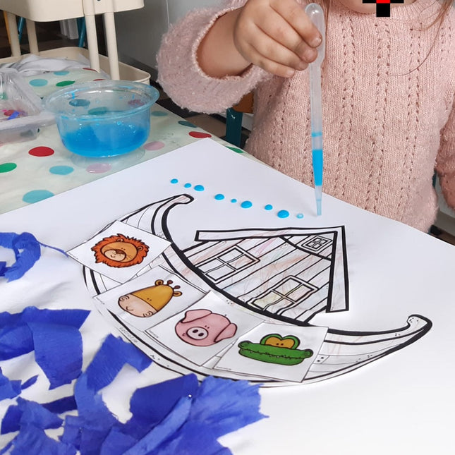 de ark van Noach voor peuterhanden