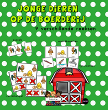 jonge dieren op de boerderij