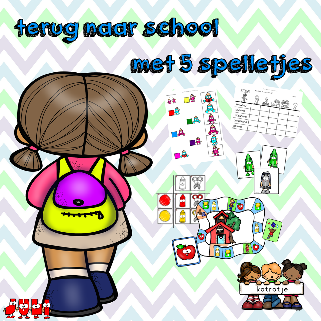 terug naar school met 5 spelletjes