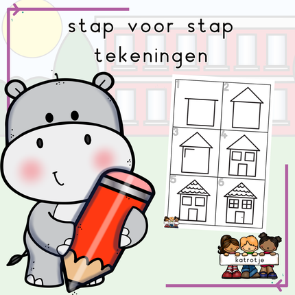 stap voor stap tekeningen +100
