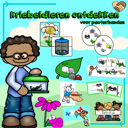 kriebeldieren ontdekken voor peuterhanden