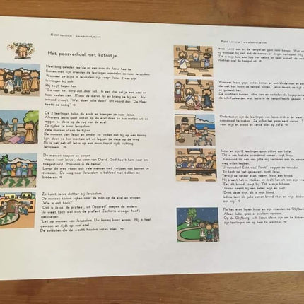 Het paasverhaal met Jezus en zijn vrienden