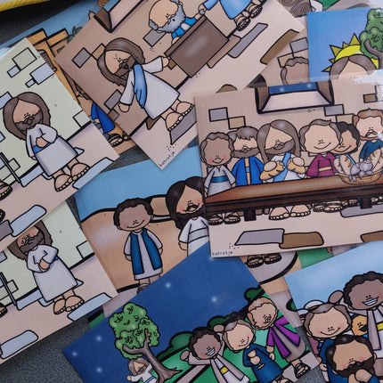 Het paasverhaal met Jezus en zijn vrienden