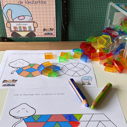 wiskunde in de kleuterklas: patronen