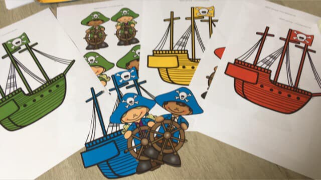 schip ahoi! piraten voor peuterhanden