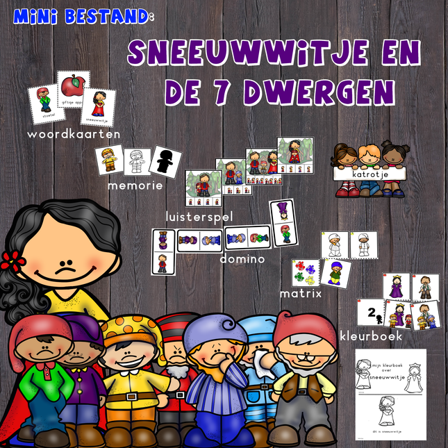 mini thema: Sneeuwwitje en de zeven dwergen