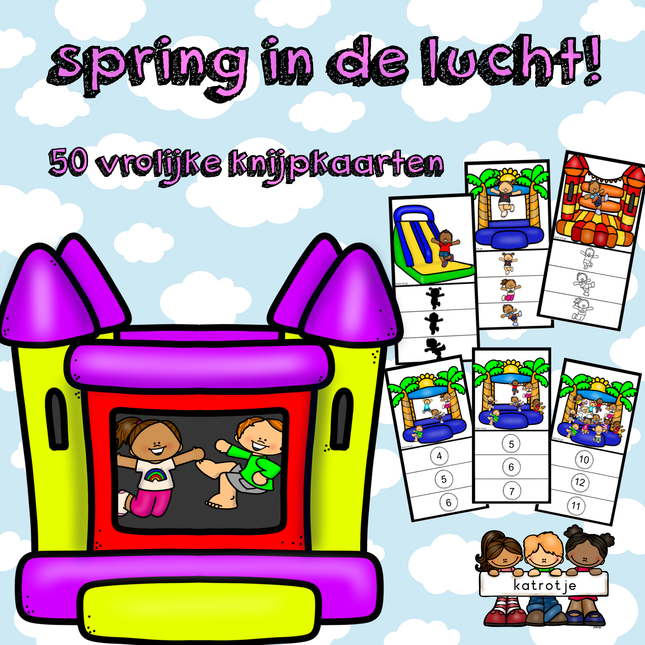 spring in de lucht! 50 vrolijke knijpkaarten