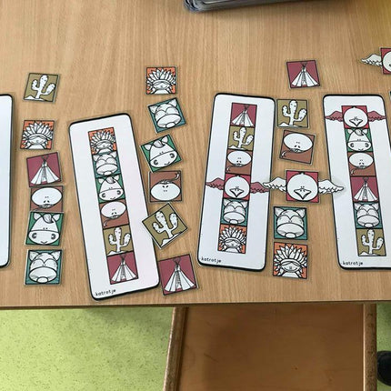 stapelen bij de indianen