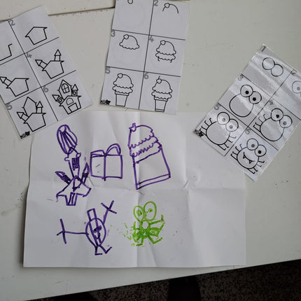 stap voor stap tekeningen +100