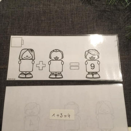 tellen met gekleurde blokken (snapcubs)