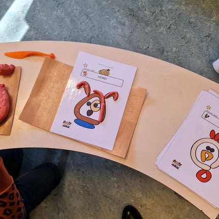 kleikaarten thema: de boerderij