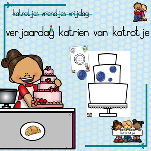een mooie verjaardagstaart