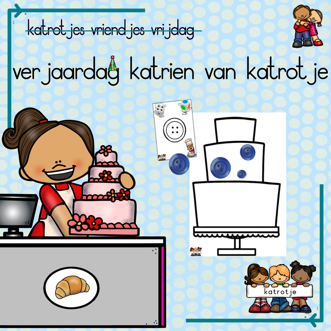 een mooie verjaardagstaart