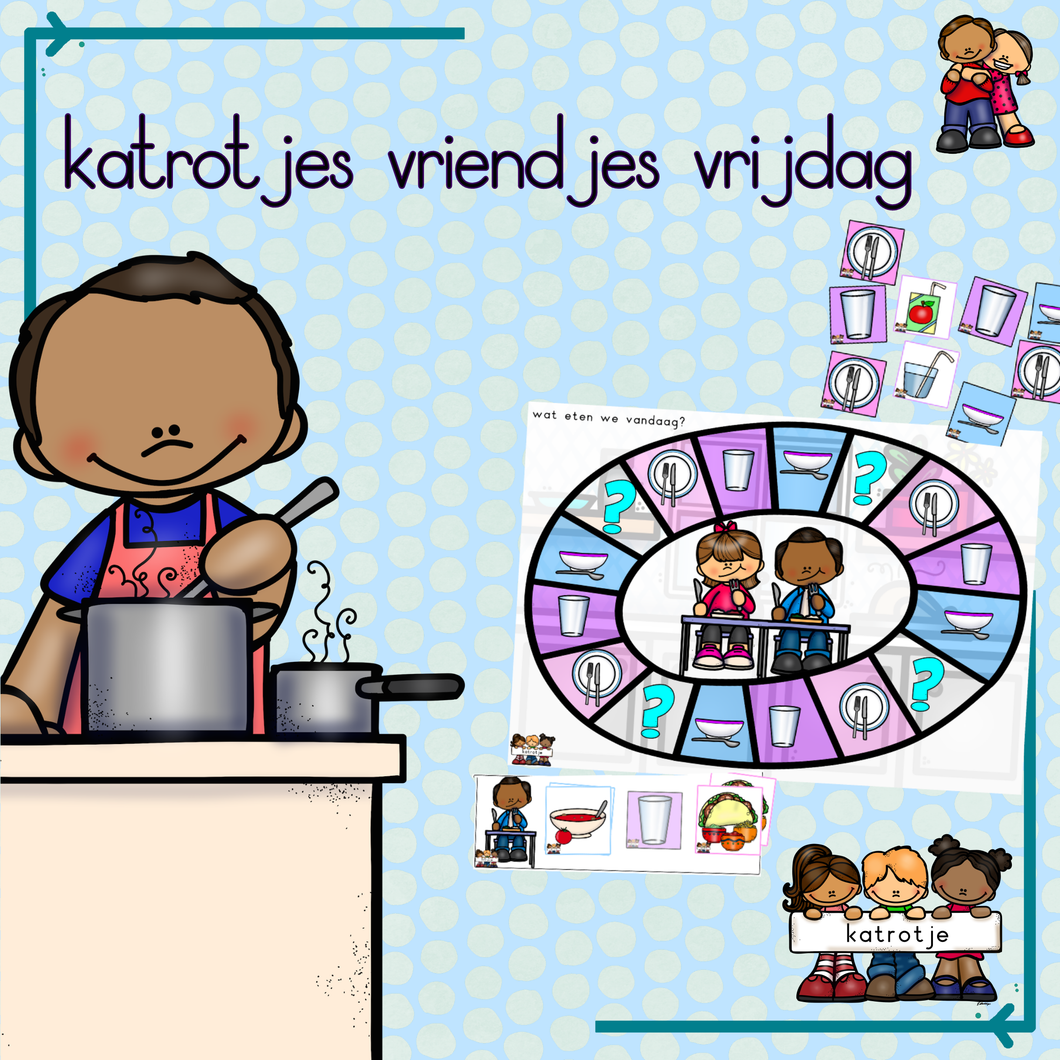 katrotjes vriendjes vrijdag 7 april de keuken