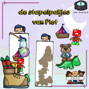 de stapelpakjes van PIet