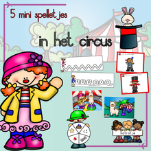 5 mini spelletjes in het circus