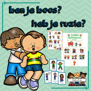 Ben je boos? Heb je ruzie