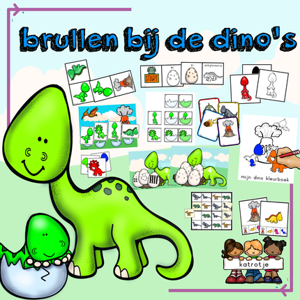 brullen bij de dino's