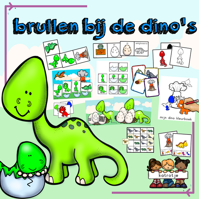 brullen bij de dino's