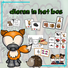 mini thema: dieren in het bos
