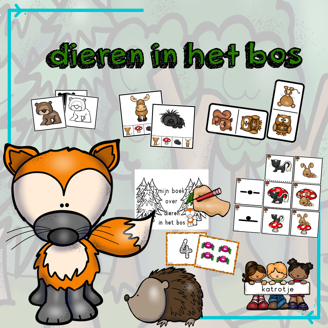 mini thema: dieren in het bos