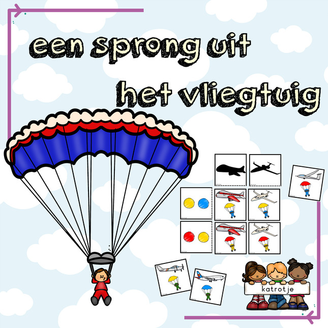 een sprong uit het vliegtuig