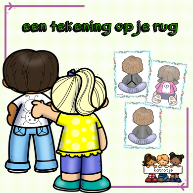 een tekening op je rug