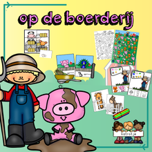 op de boerderij