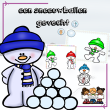 sneeuwballen gevecht