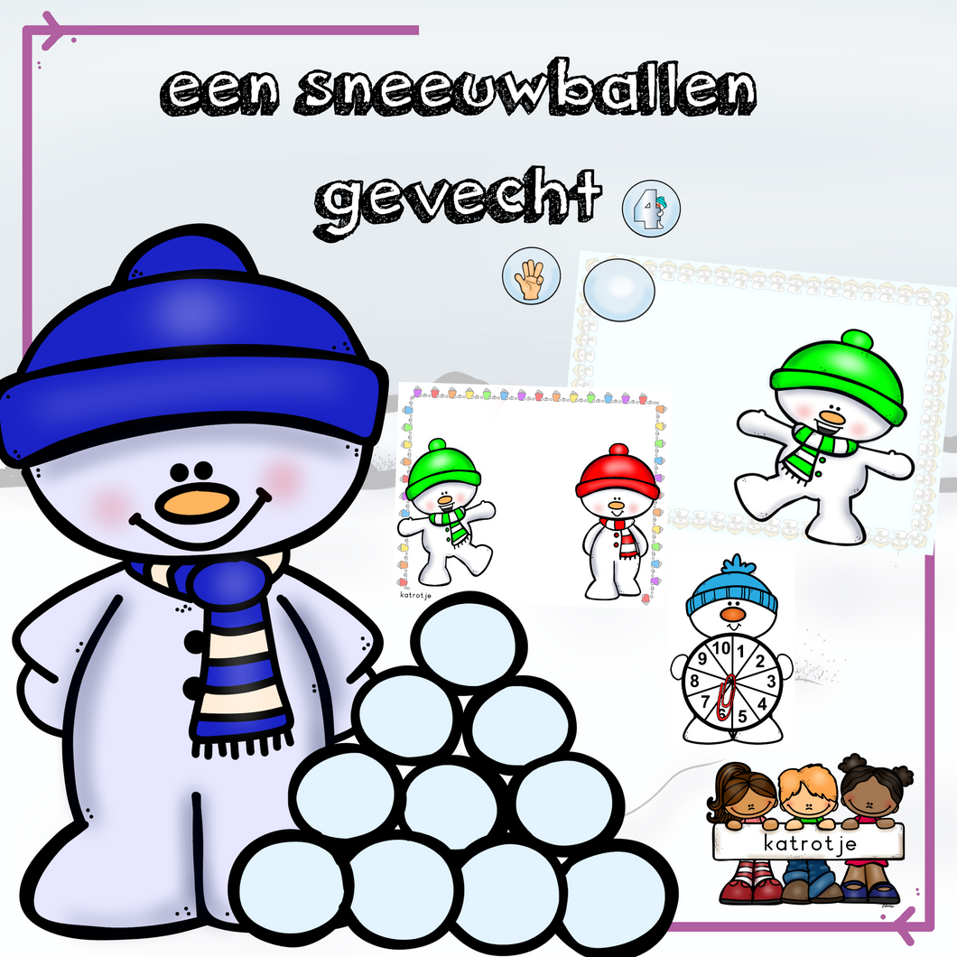 sneeuwballen gevecht