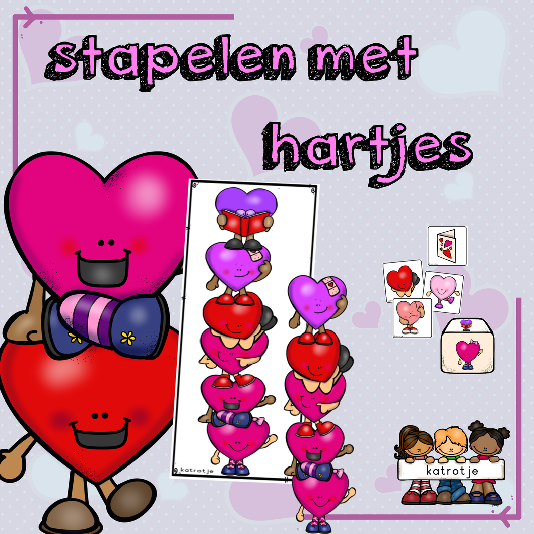 stapelen met hartjes