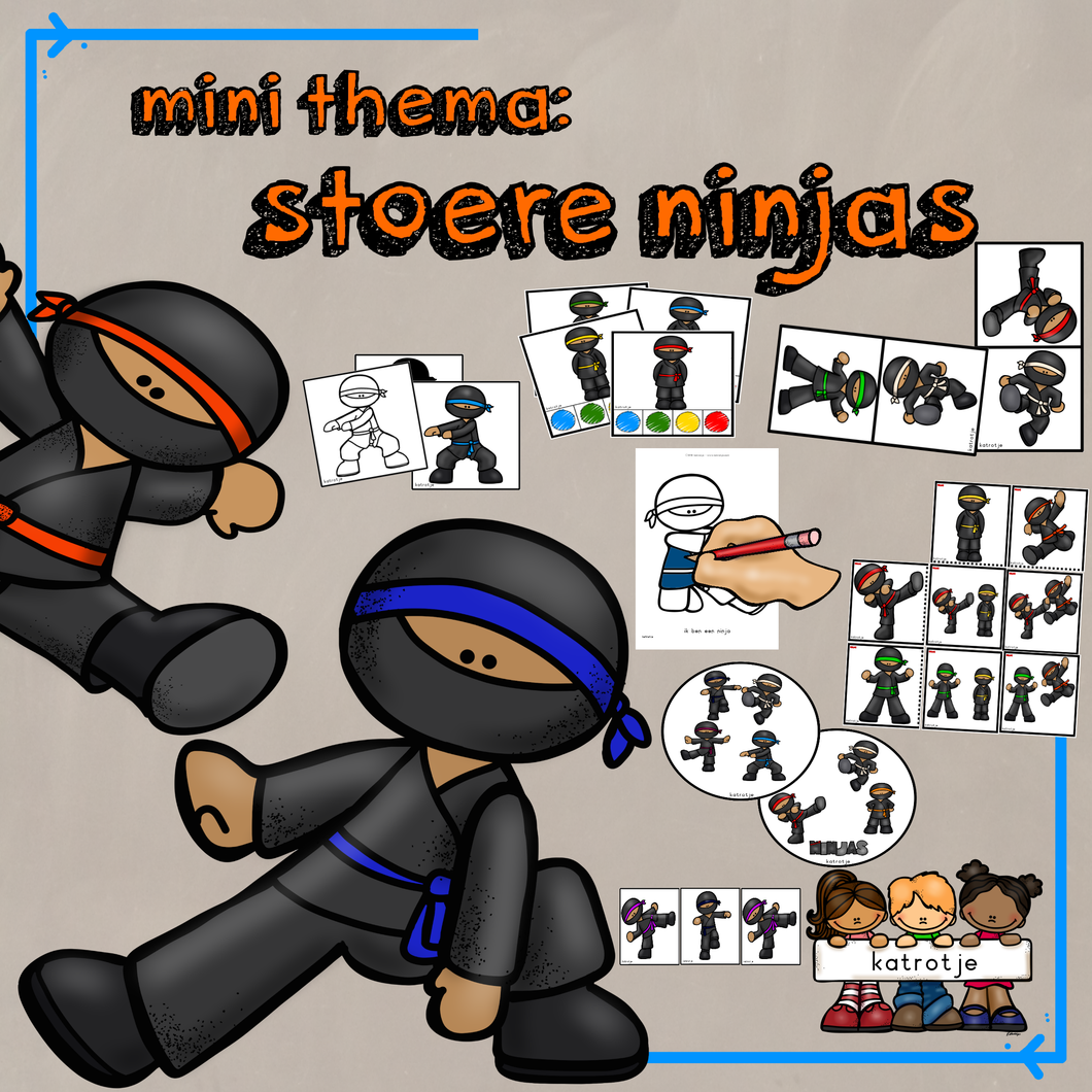 mini thema: stoere ninja