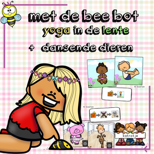 bee bot yoga in de lente + dansende dieren