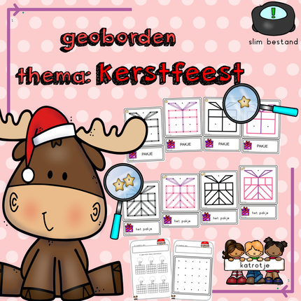 geoborden thema Kerstfeest