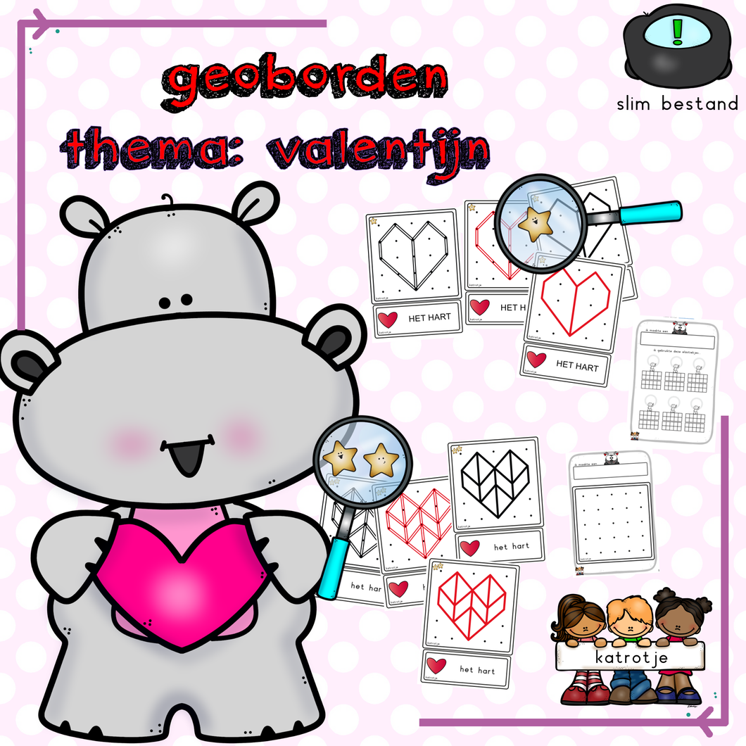 geoborden: thema valentijn