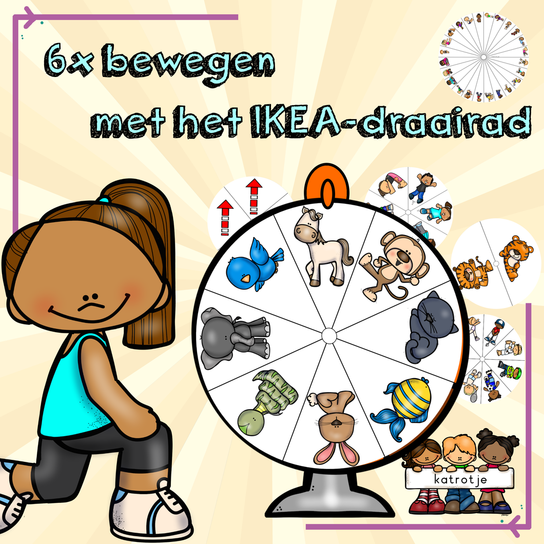 6x bewegen met het IKEA-draairad
