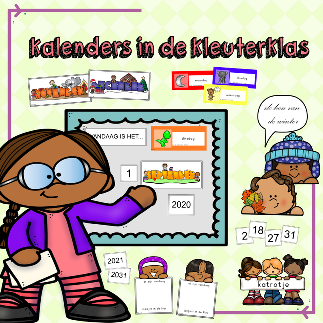 kalenders in de kleuterklas