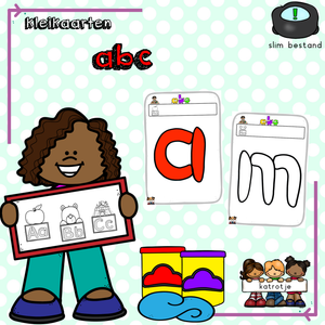 kleikaarten abc (leesletters)