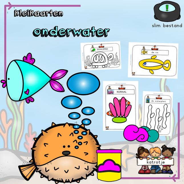 kleikaarten onderwater