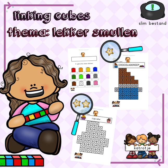 linking cubes thema: lekker smullen