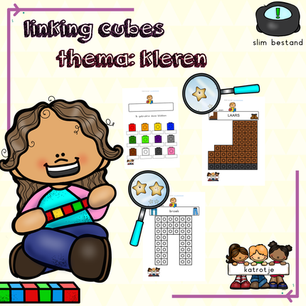 linking cubes thema: kleding